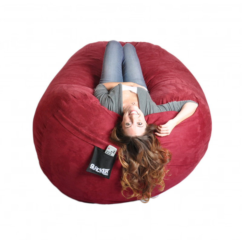 Ebern Designs Microfiber Bean Bag Sofa & Reviews Wayfair
